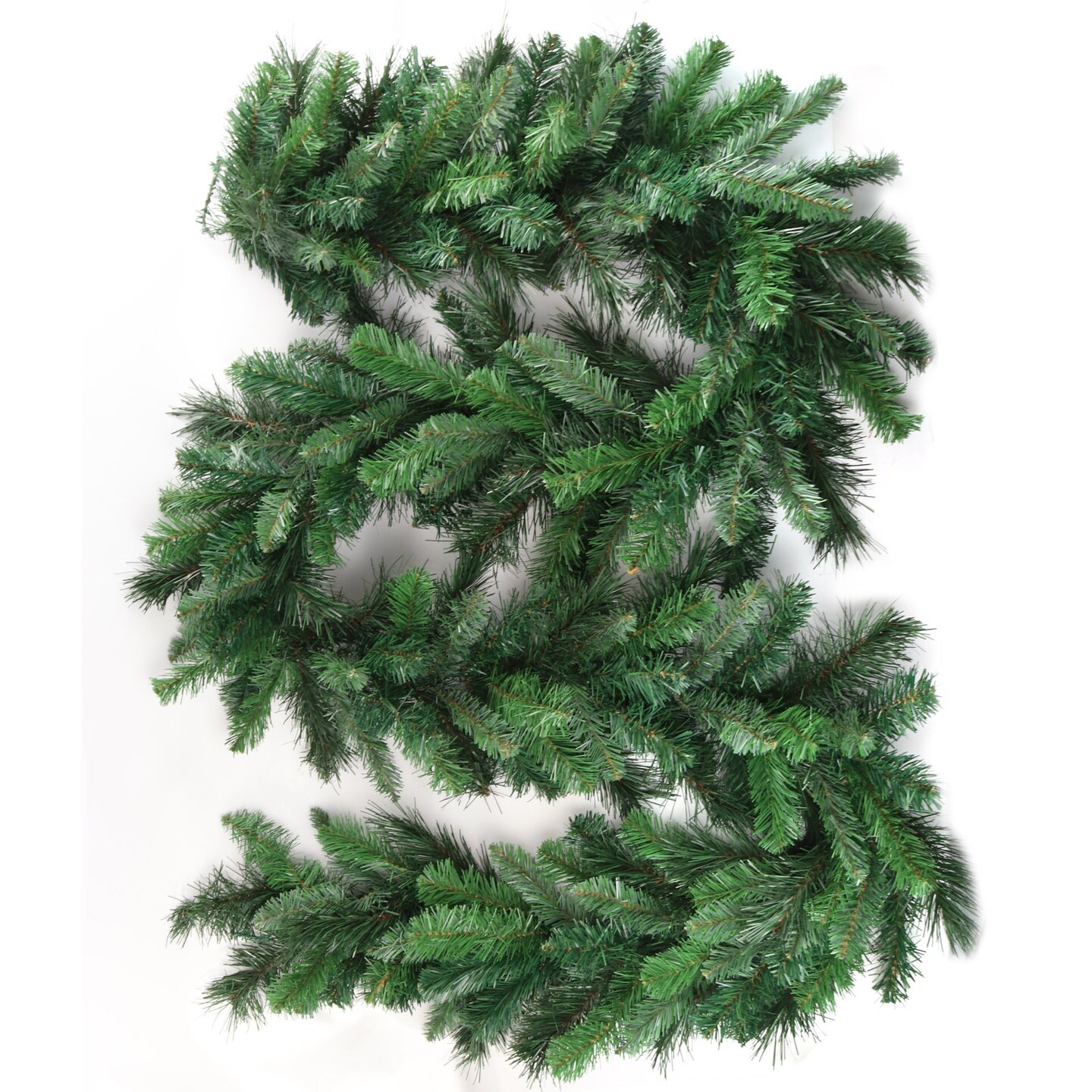 9ft Artificial Deluxe Evergreen Pine Garland - 190 Lifelike Green Tips, Perfect for Holiday, Home & Event Decor - All-Season Use - 2024 Christmas Collection, Floral Home by Artificial Flowers