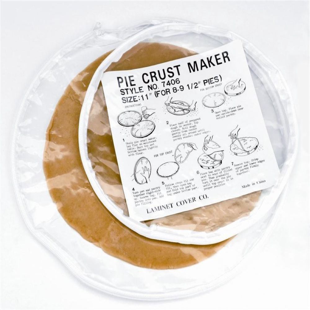 Mrs. Anderson&#x27;s Baking Pie Crust Maker, Easy No Mess Prep Bag for 8 or 9 inch Pie Crusts