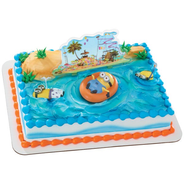 Despicable Me Beach Party DecoSet&#xAE; Cake Decoration