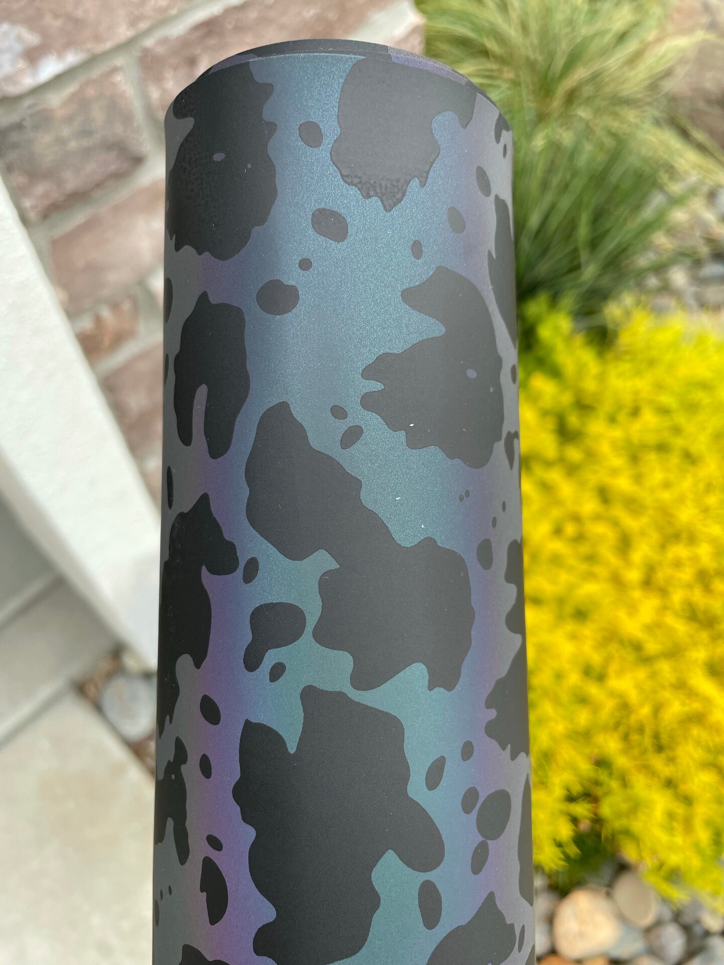 Cow Print Rainbow Reflective Vinyl