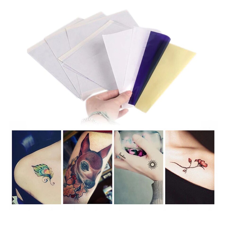 Hectograph Paper Duplicating Carbon for freehand Tattoo Stencils