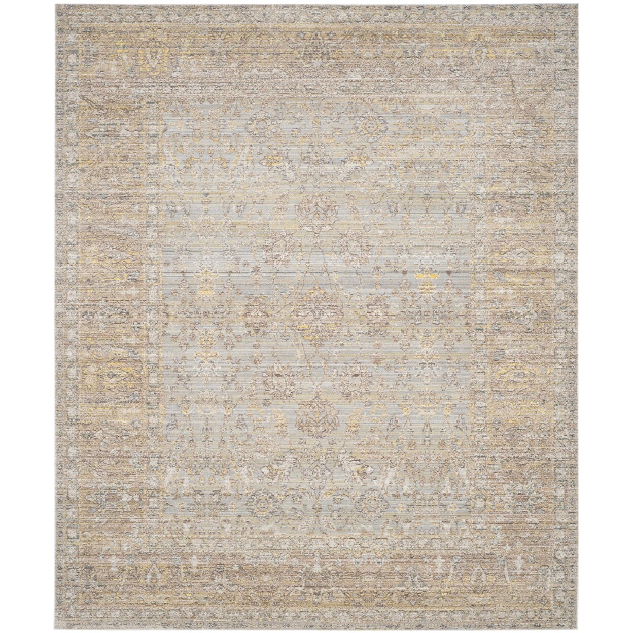 Safavieh Valencia VAL123C Grey/Multi 3' x 5' Area Rug