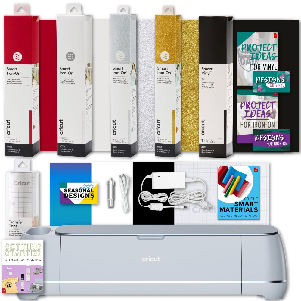 Cricut Maker 3 Machine Smart Vinyl Iron On Bundle Michaels