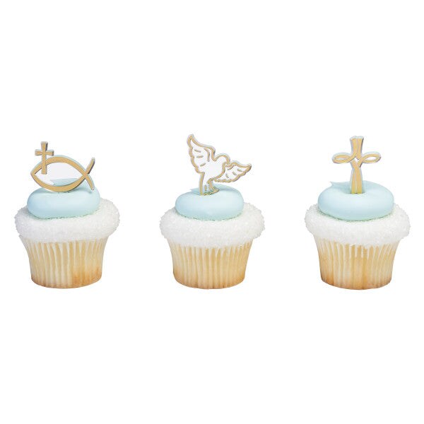 Spiritual Icons DecoPics&#xAE; Cupcake Decoration, 12ct