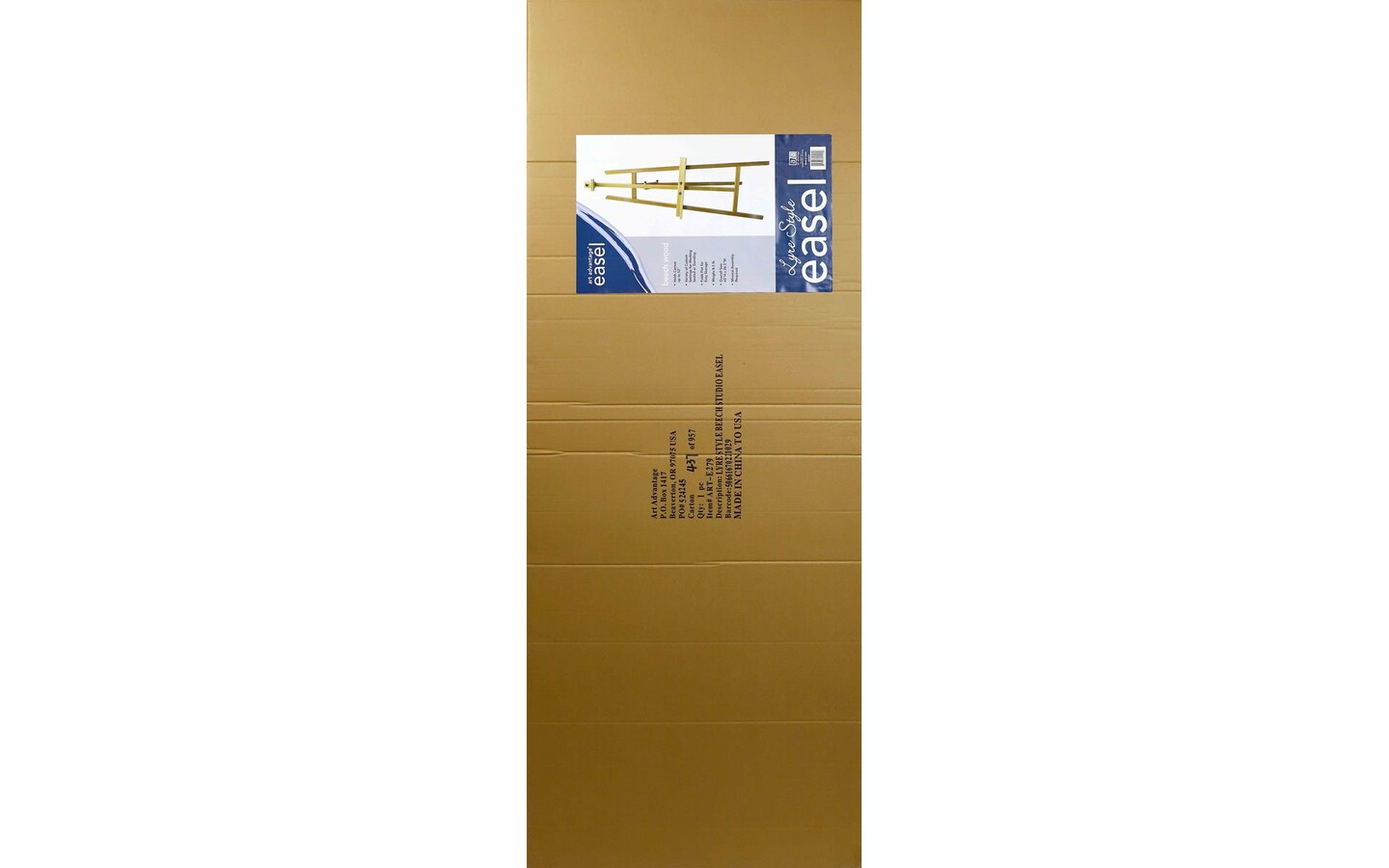 Art Advantage Studio Easel Lyre Style Beech