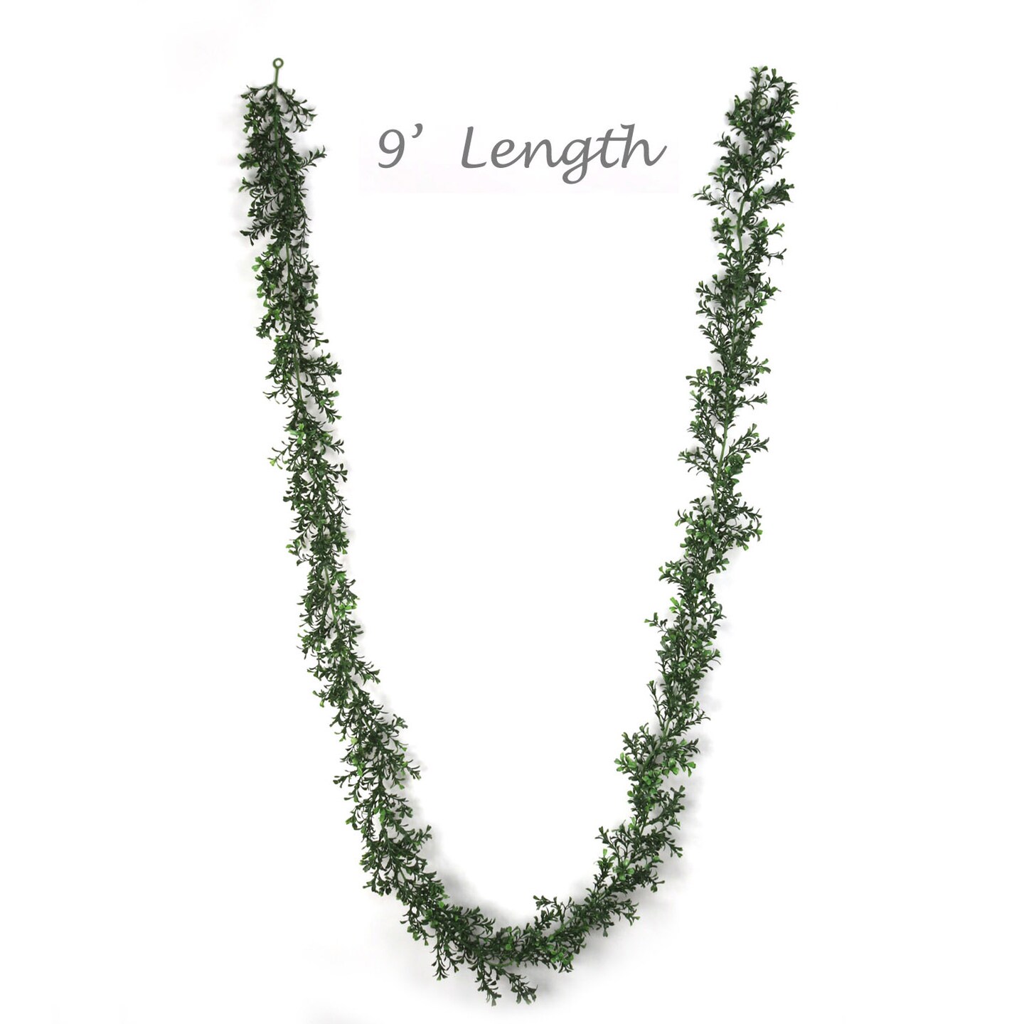 12-Pack: 9ft Boxwood Garland with 384 Tips by Floral Home&#xAE;