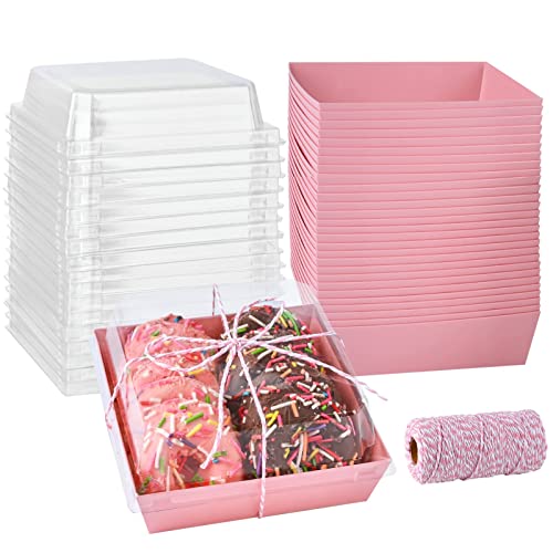 Disposable Transparent Box Lid Desserts