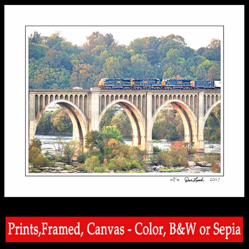 Richmond VA Art Photo CSX Train Bridge Richmond Virginia Art Richmond ...