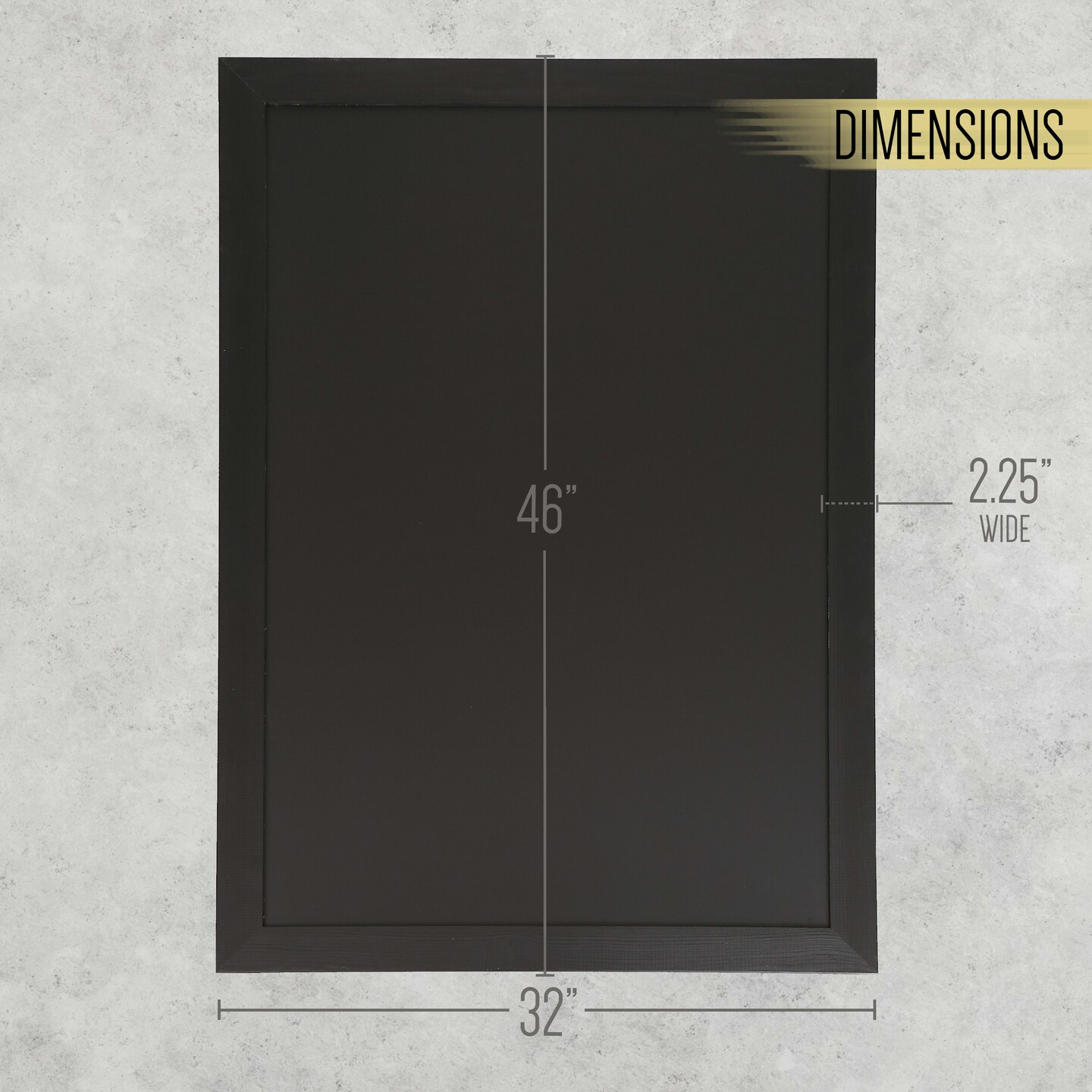 HBCY Creations Magnetic Wall Chalkboard, Framed Decorative Chalkboard with Eraser - For Kitchen, Weddings, Restaurant Menus and More!