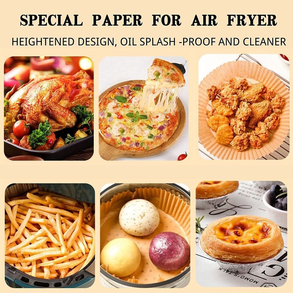Air Fryer Disposable Paper Liner , Non-stick Disposable Liners.