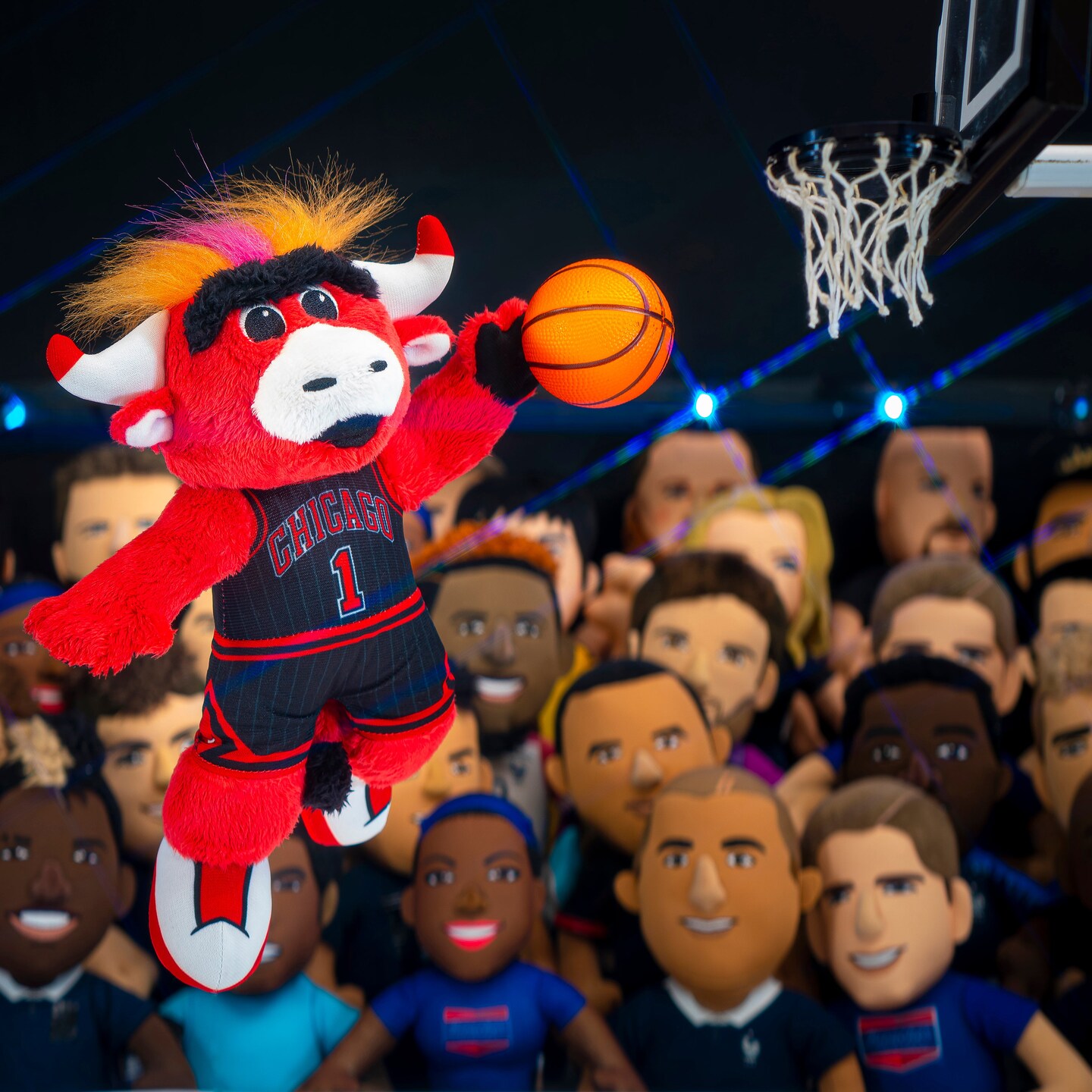 Bleacher Creatures Chicago Bulls Benny the Bull 10&#x22; Mascot Plush Figure (Black Uniform)