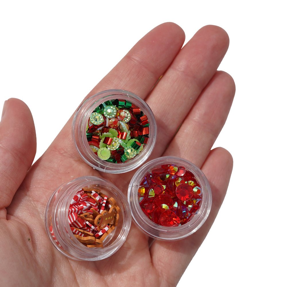 Buttons Galore Christmas Holiday Embellishment Assortment for Crafts - 12 Colors