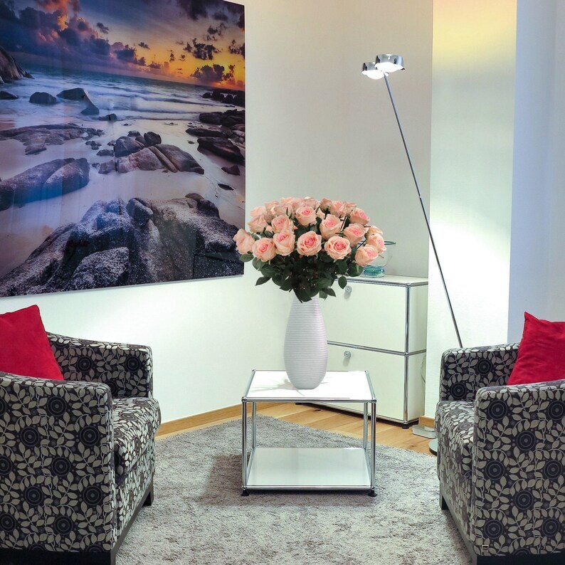 30" Pink Silk Rose Buds – 2pc Set Romantic Faux Flowers for Bouquets, Centerpieces & Décor