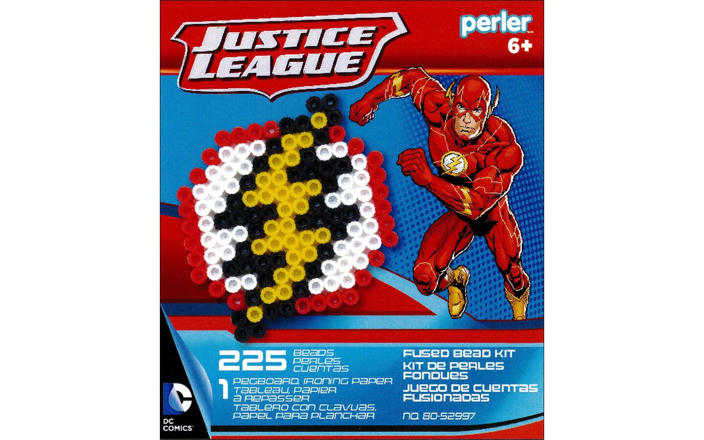 Perler Fused Bead Kit Trial Justice Leag Flash