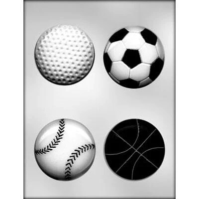 CK Products Jumbo Sports Chocolate Mold, 3&#x22;