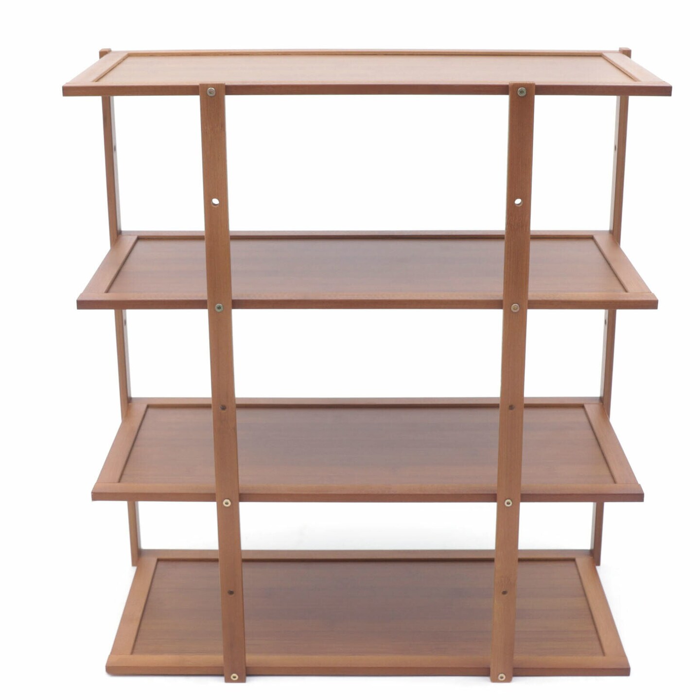 Kitcheniva 4-Tier Bamboo Shoe Rack Organizer Shelf