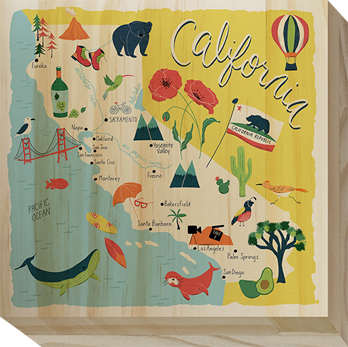 Home State Home Decorative Wood Signs
