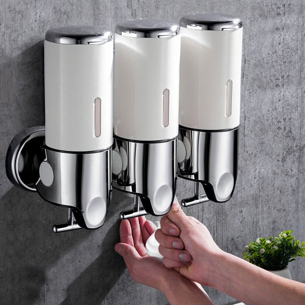 Kitcheniva Wall Mounted Bathroom Soap Shampoo Pump Dispenser