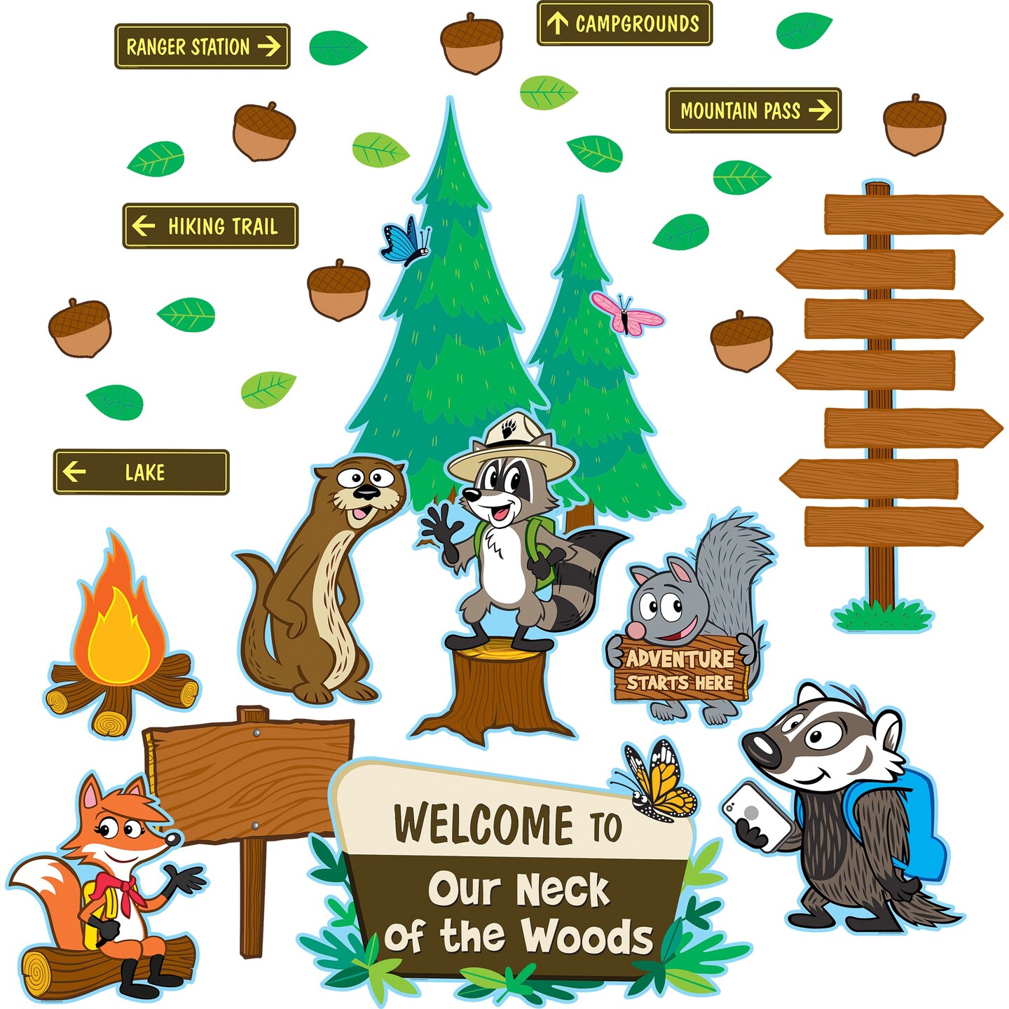 Ranger Rick&#xAE; Welcome to Our Neck of the Woods Bulletin Board