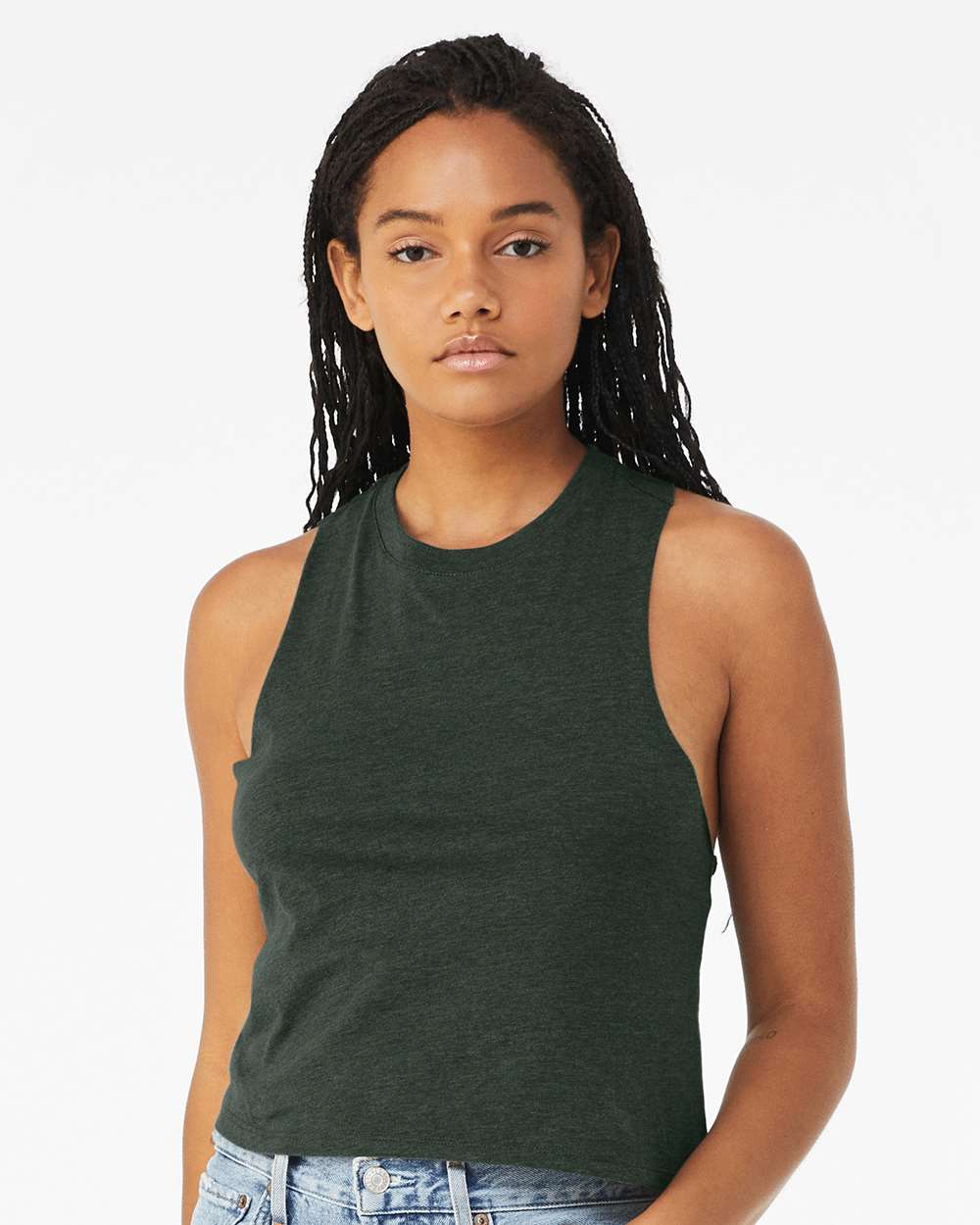 BELLA + CANVAS® Racerback Crop Tank For Women's | Michaels