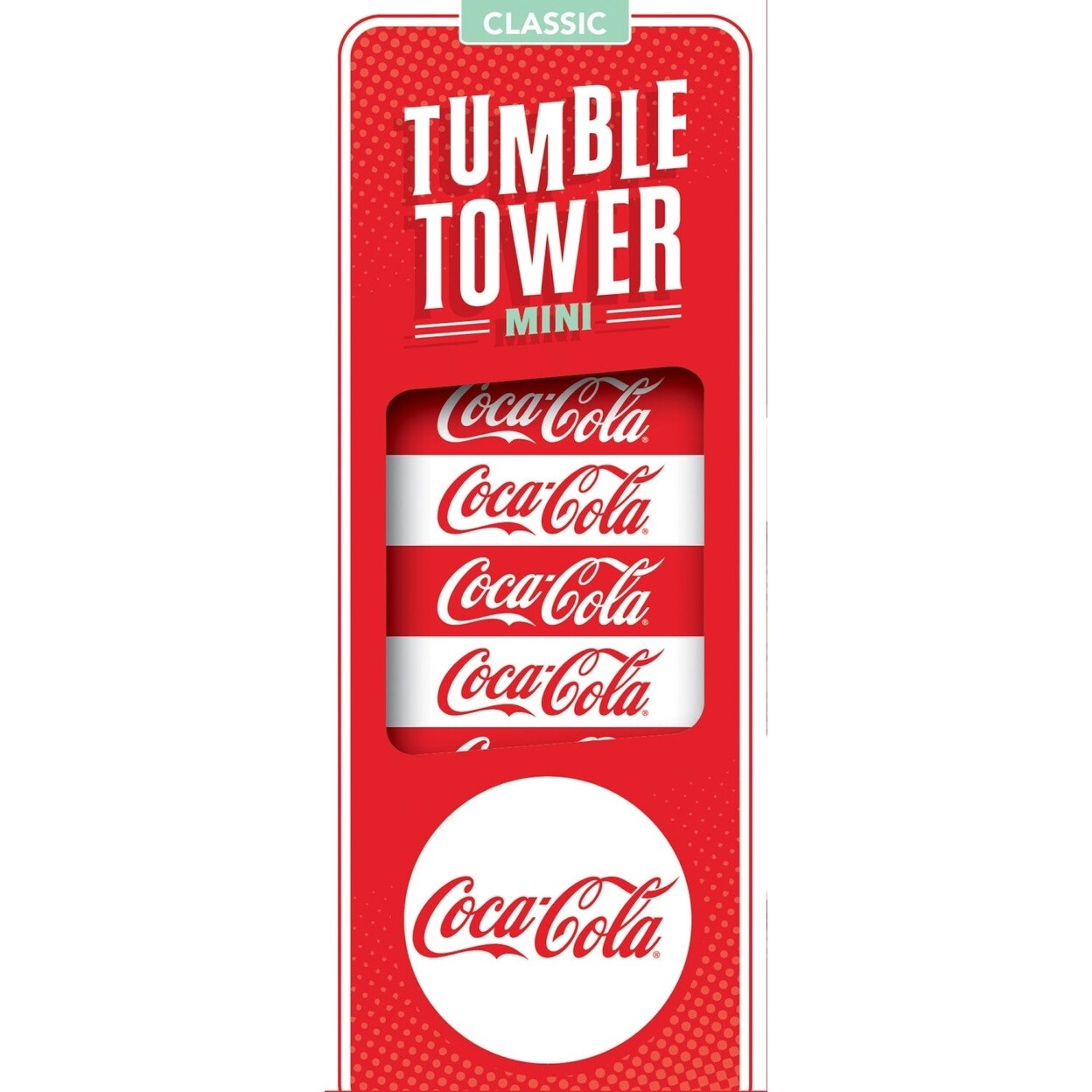 MasterPieces Coca-Cola Tumble Tower Mini