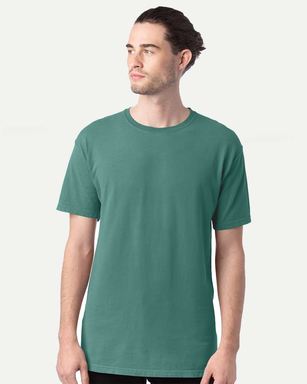 Garment-Dyed Crewneck T-Shirt for Casual, Vintage & Everyday Comfort Wear