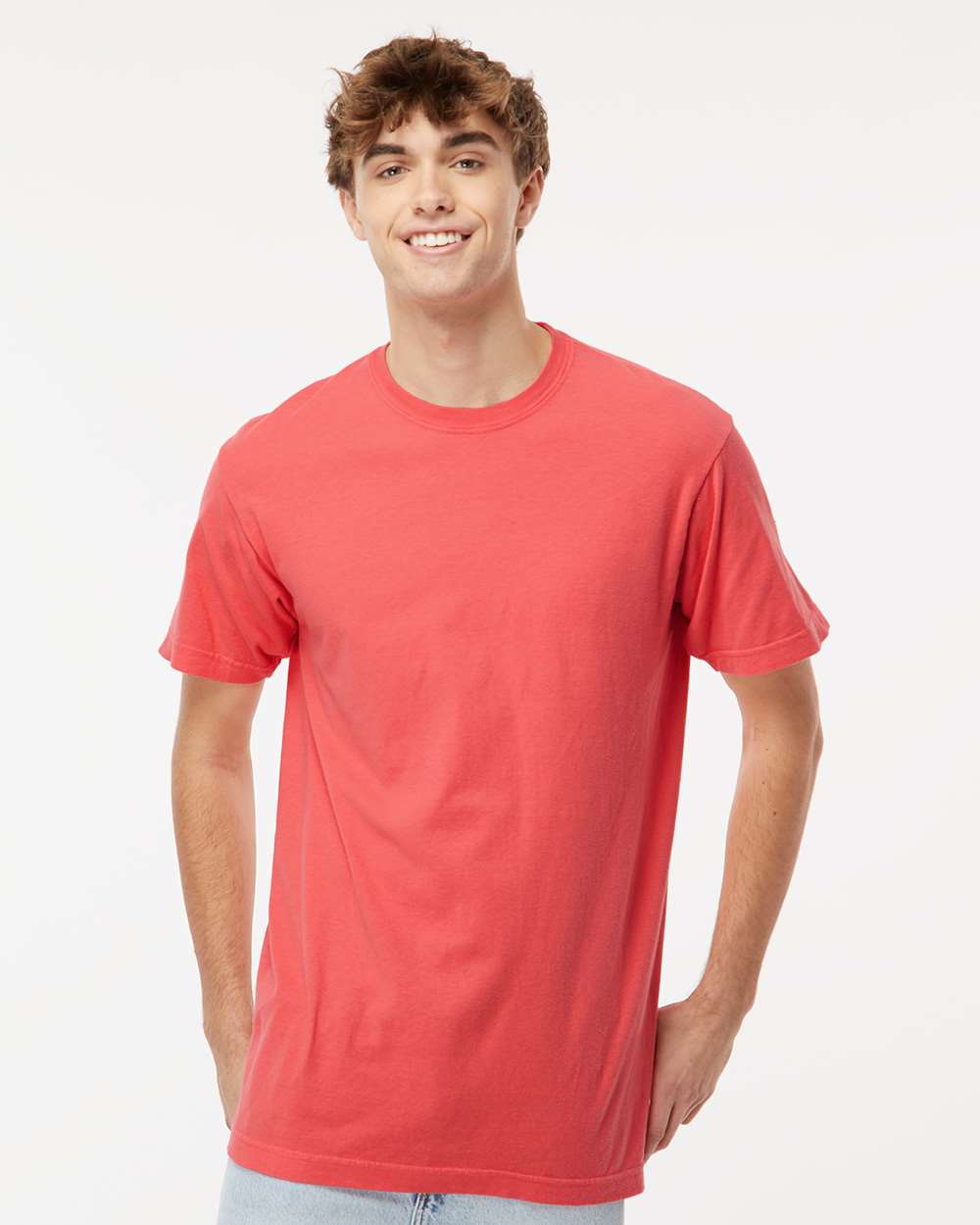 Vintage Garment-Dyed Crewneck T-Shirt for Casual Retro & Everyday Lifestyle Wear