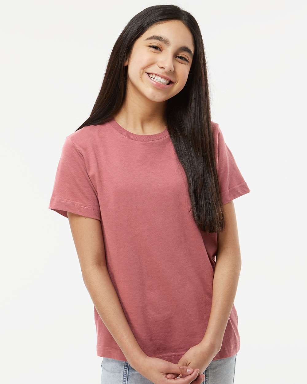 LAT&#xAE; Youth Fine Jersey Crewneck Short Sleeve Tee