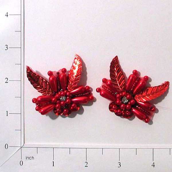 Pearl Leaf Sequin Applique Patch Pack Of 2 1 3 4 X 1 3 4 Michaels