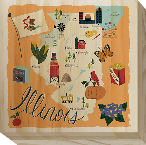 Home State Home Decorative Wood Signs