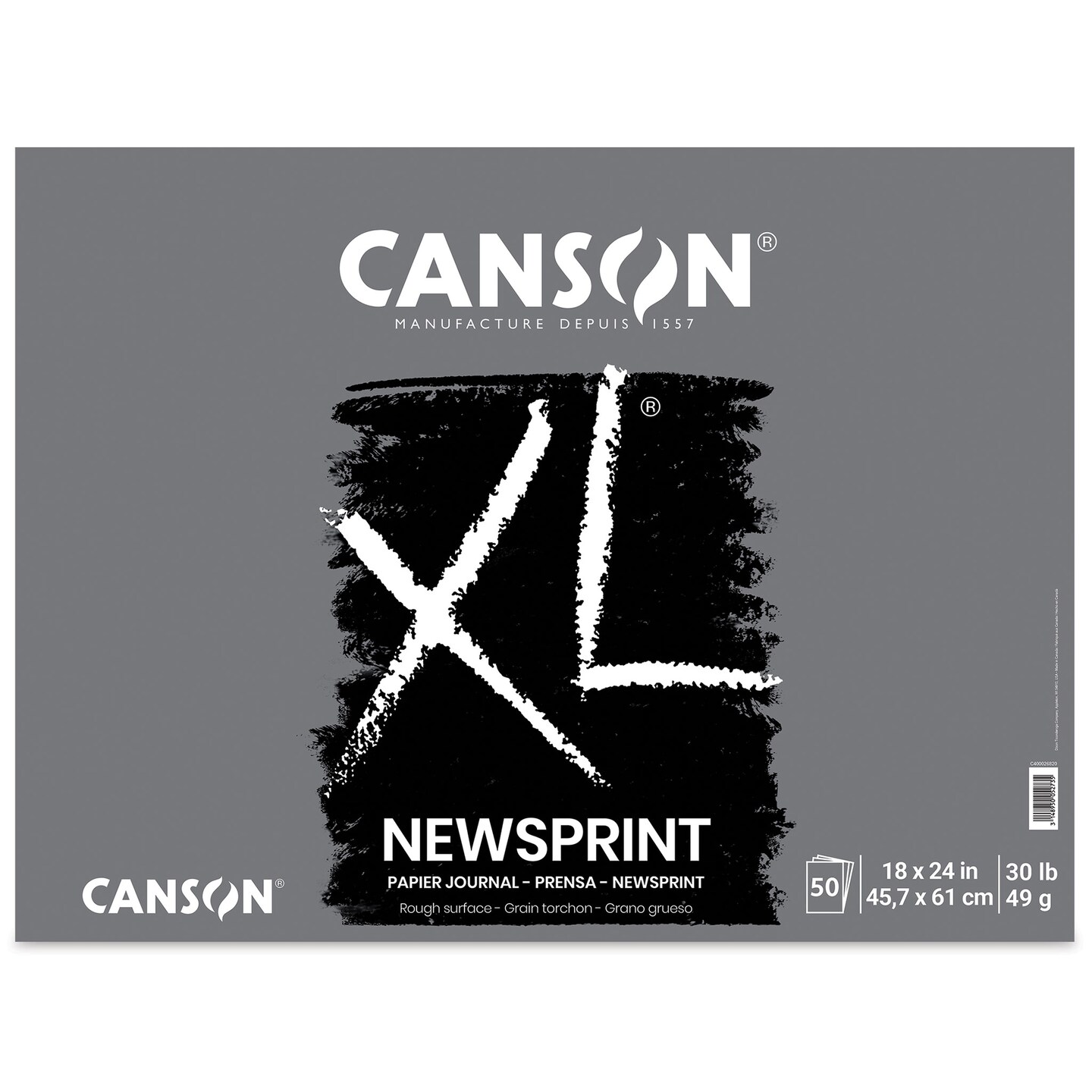 Canson XL Newsprint Pad - 18&#x22; x 24&#x22;, 50 Sheets