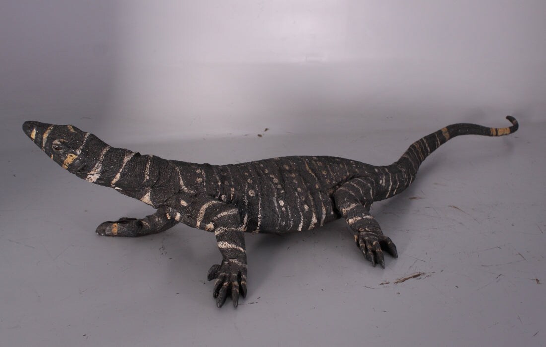 Lace Monitor Life Size Statue