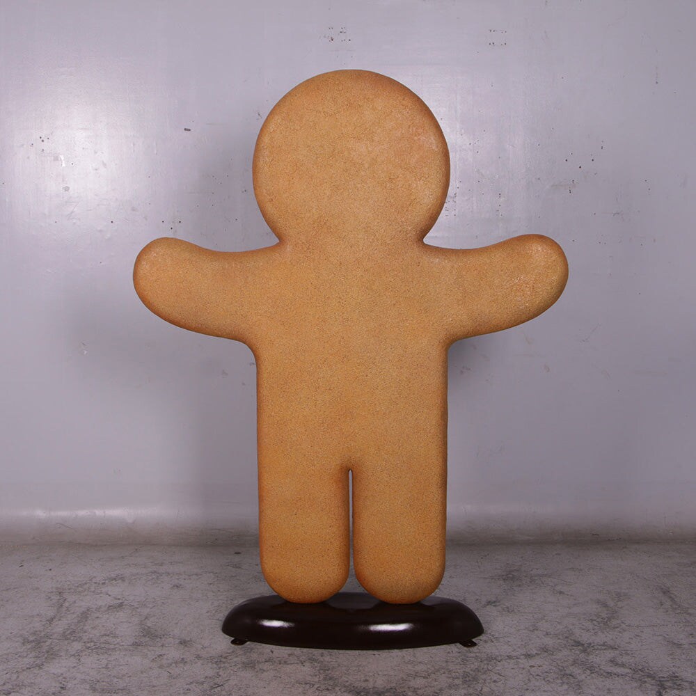 Man Gingerbread Cookie Over Sized Statue
