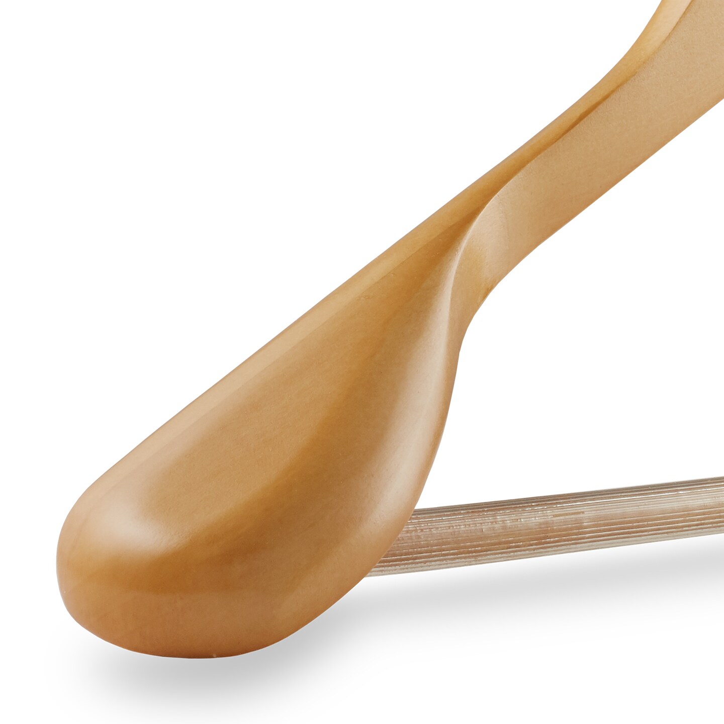Wide Shoulder Wood Suit Hangers 6 pcs
