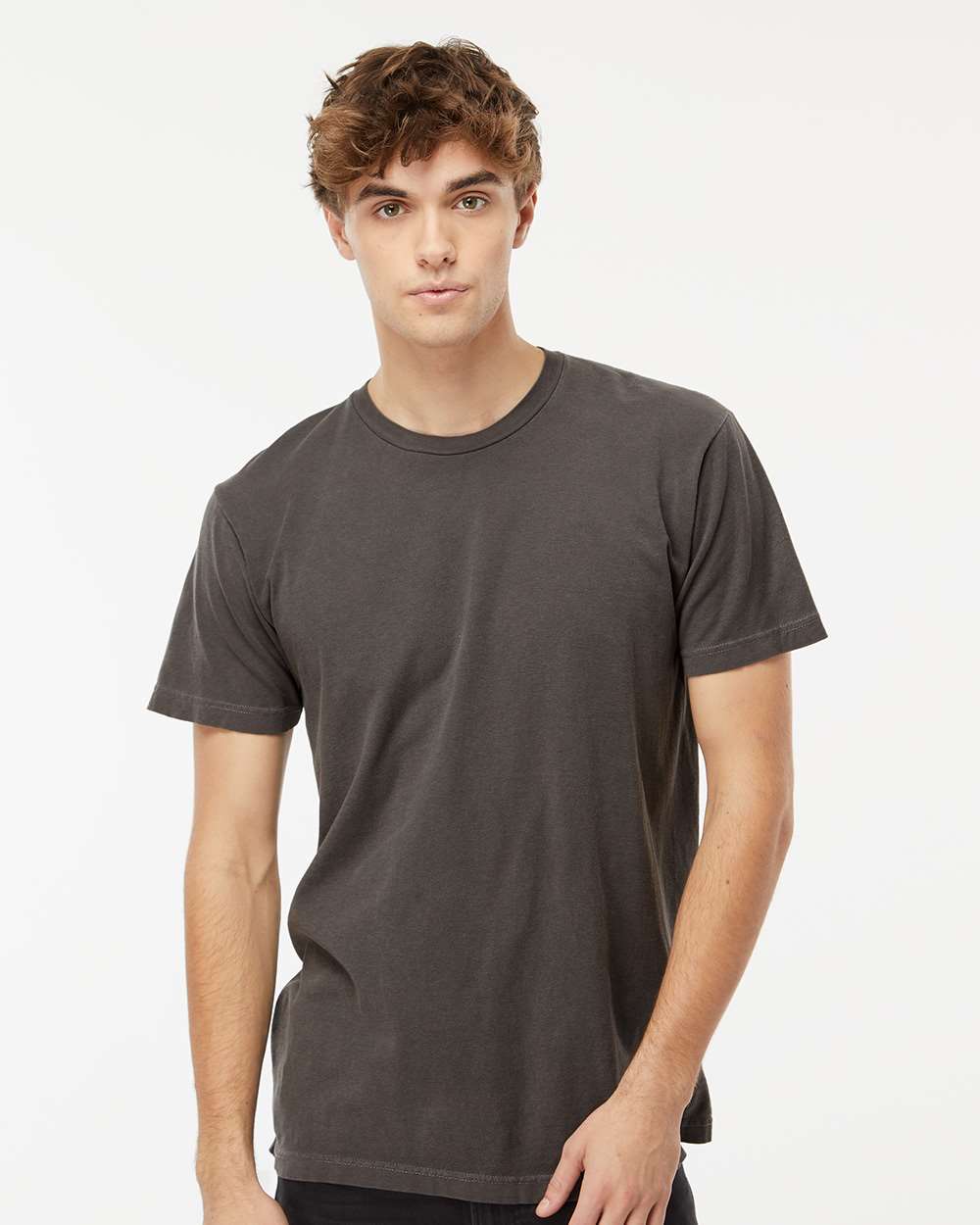 Vintage Garment-Dyed Crewneck T-Shirt for Casual Retro & Everyday Lifestyle Wear