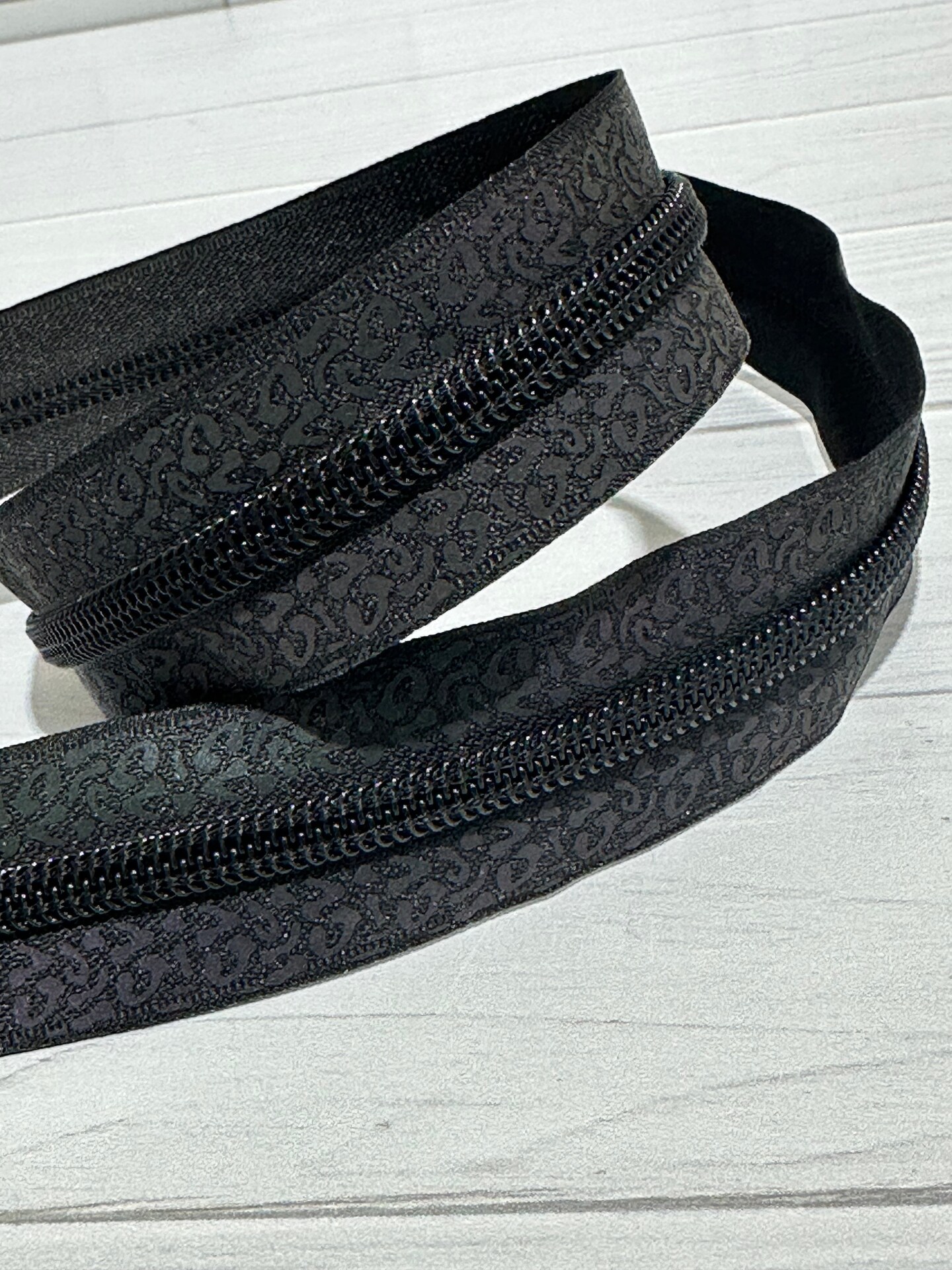 Leopard Rainbow Reflective zipper tape