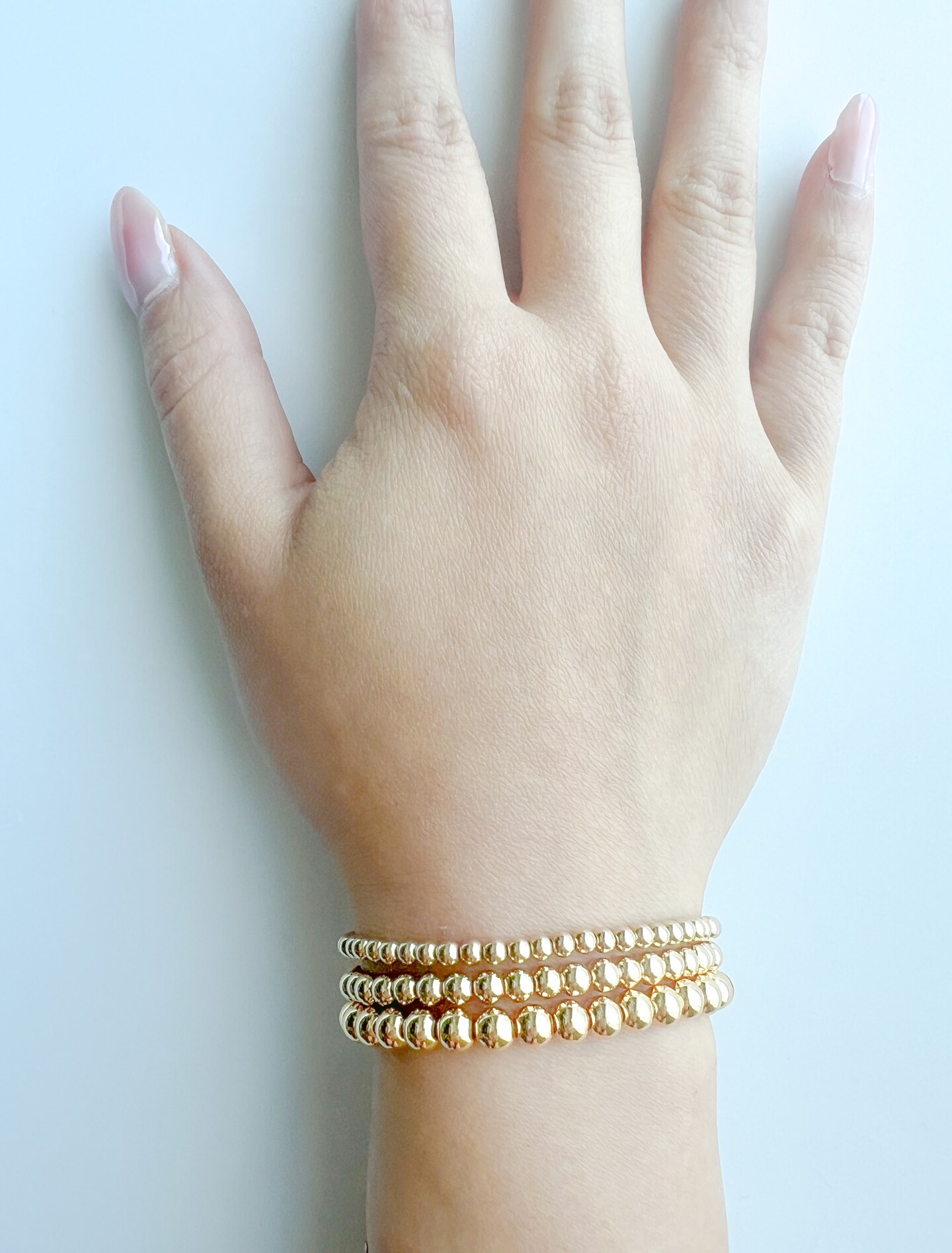 Silver Gold Bracelet Stack | Bracelet Beads Gold Color | Silver Bracelets  Gold Crystal - Bracelets - Aliexpress