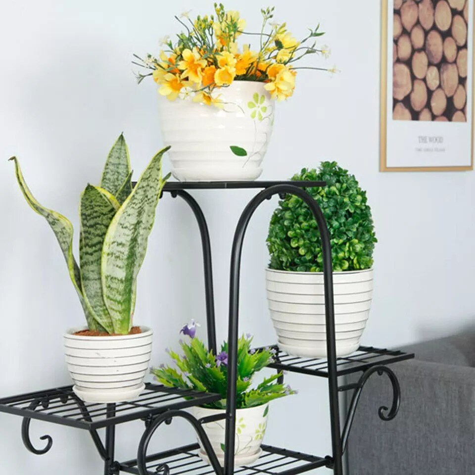 7 Tier Extra Large Indoor Metal Plant Stand Shelf Anti Rust Garden Flower Rack