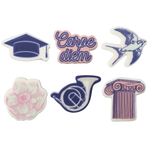 Carpe Diem Sweet D&#xE9;cor&#xAE; Edible Decorations 12ct
