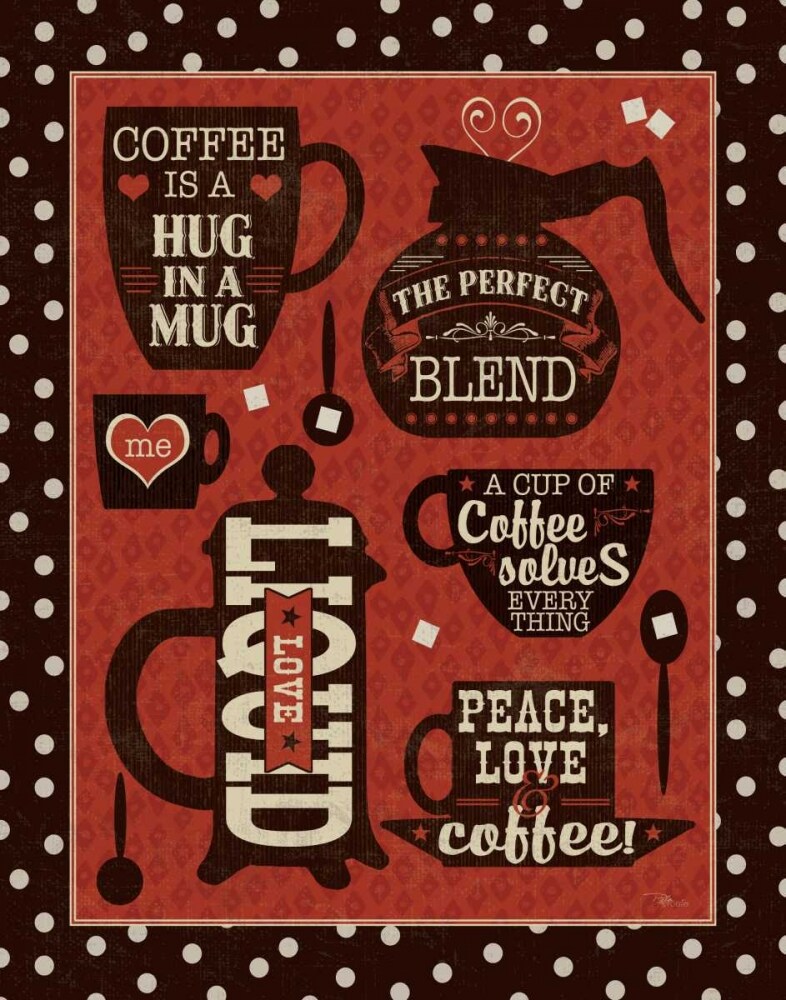 Coffee Talk II Poster Print by Pela Studio - Item # VARPDX13664