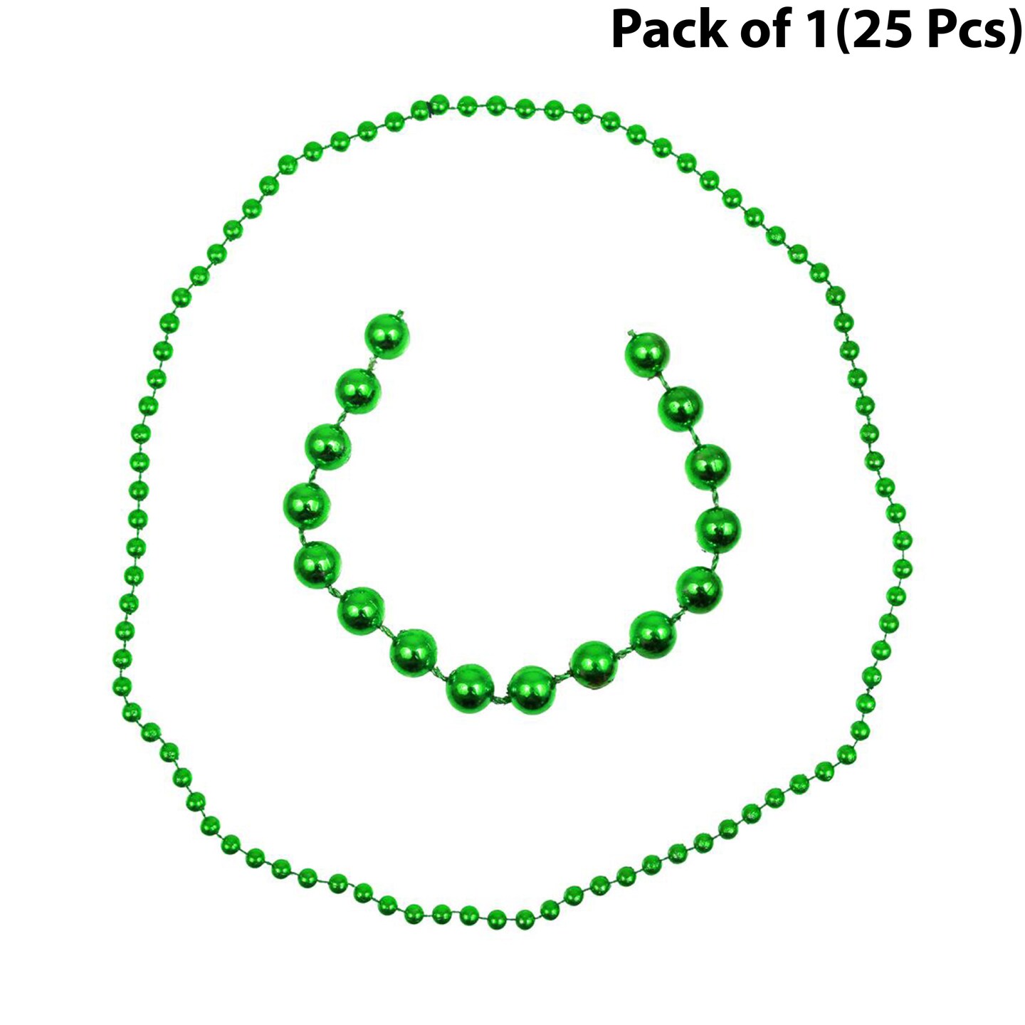 Round Bead Necklaces 5mm ball beads on 31 inch necklace | handmade bead necklaces | RAHEEV®