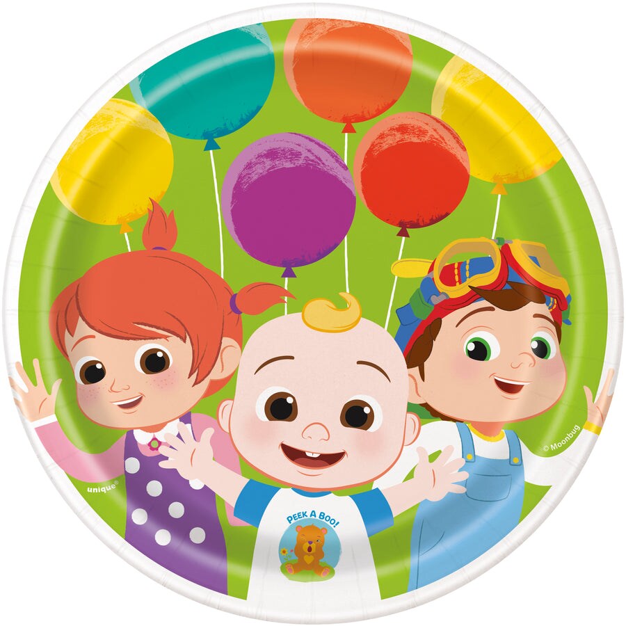 CoComelon 7&#x22; Round Dessert Plates, 8ct Success