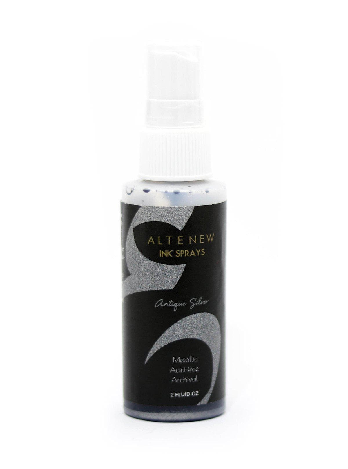 Antique Silver Metallic Ink Spray
