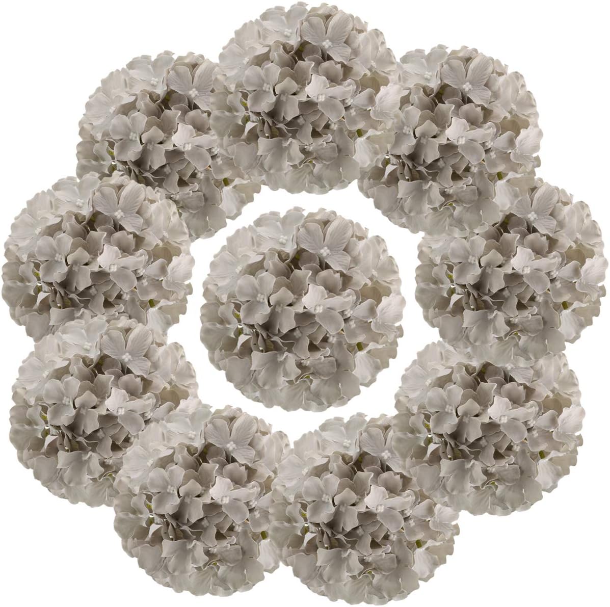 Hydrangea Head Artificial Flowers for Home &#x26; Wedding Decor