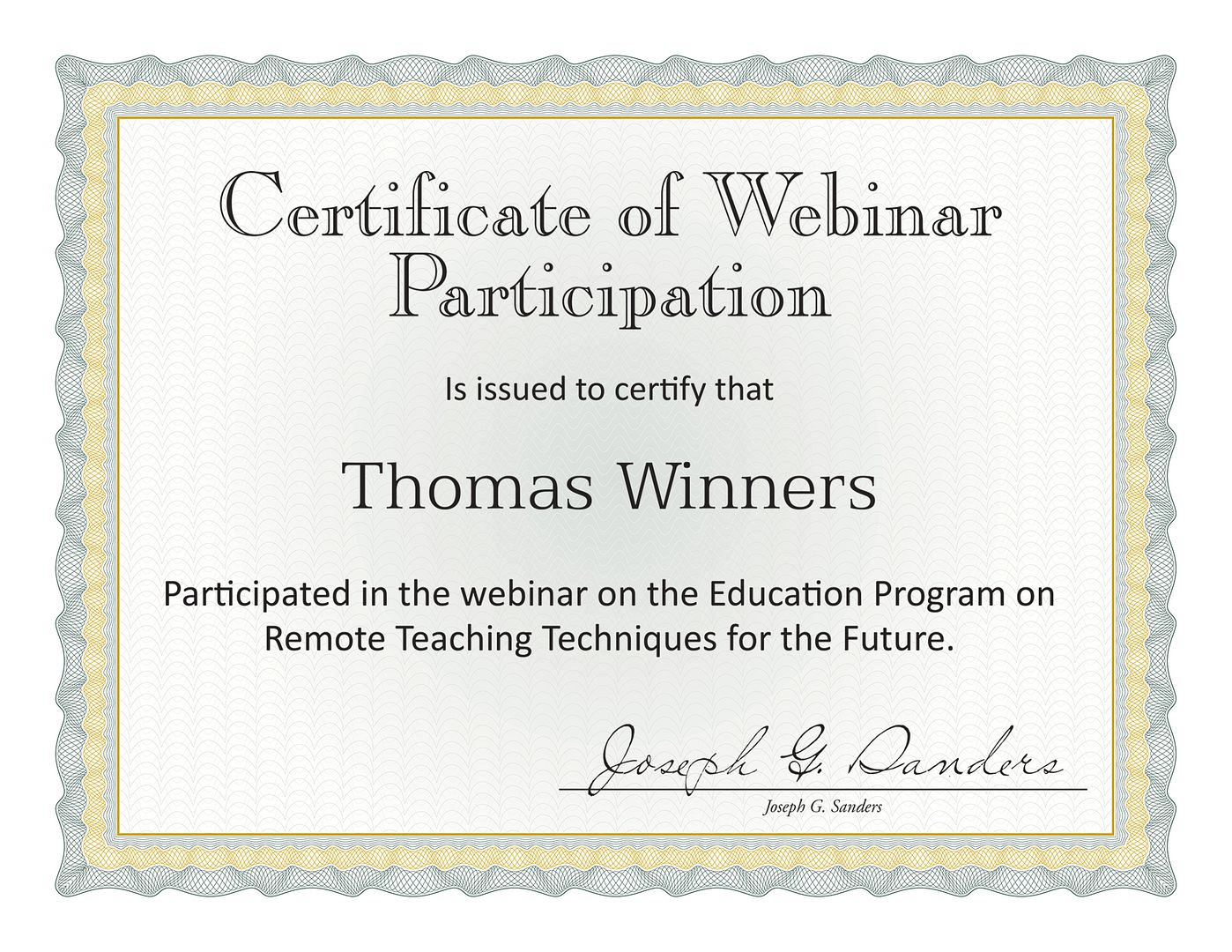 Great Papers! Certificate, Twisty Graph with Gold Foil, Navy, 8.5" x 11", Printer Compatible, 15 sheets