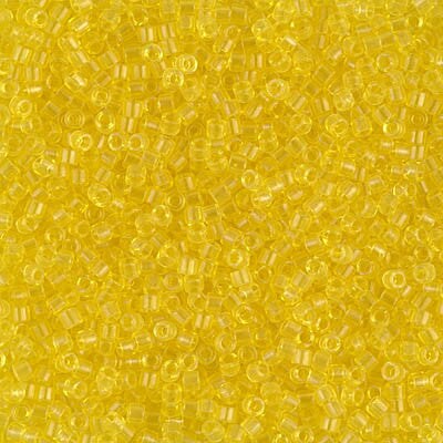 Miyuki Delica Bead 11/0 - DB0710 - Transparent Yellow