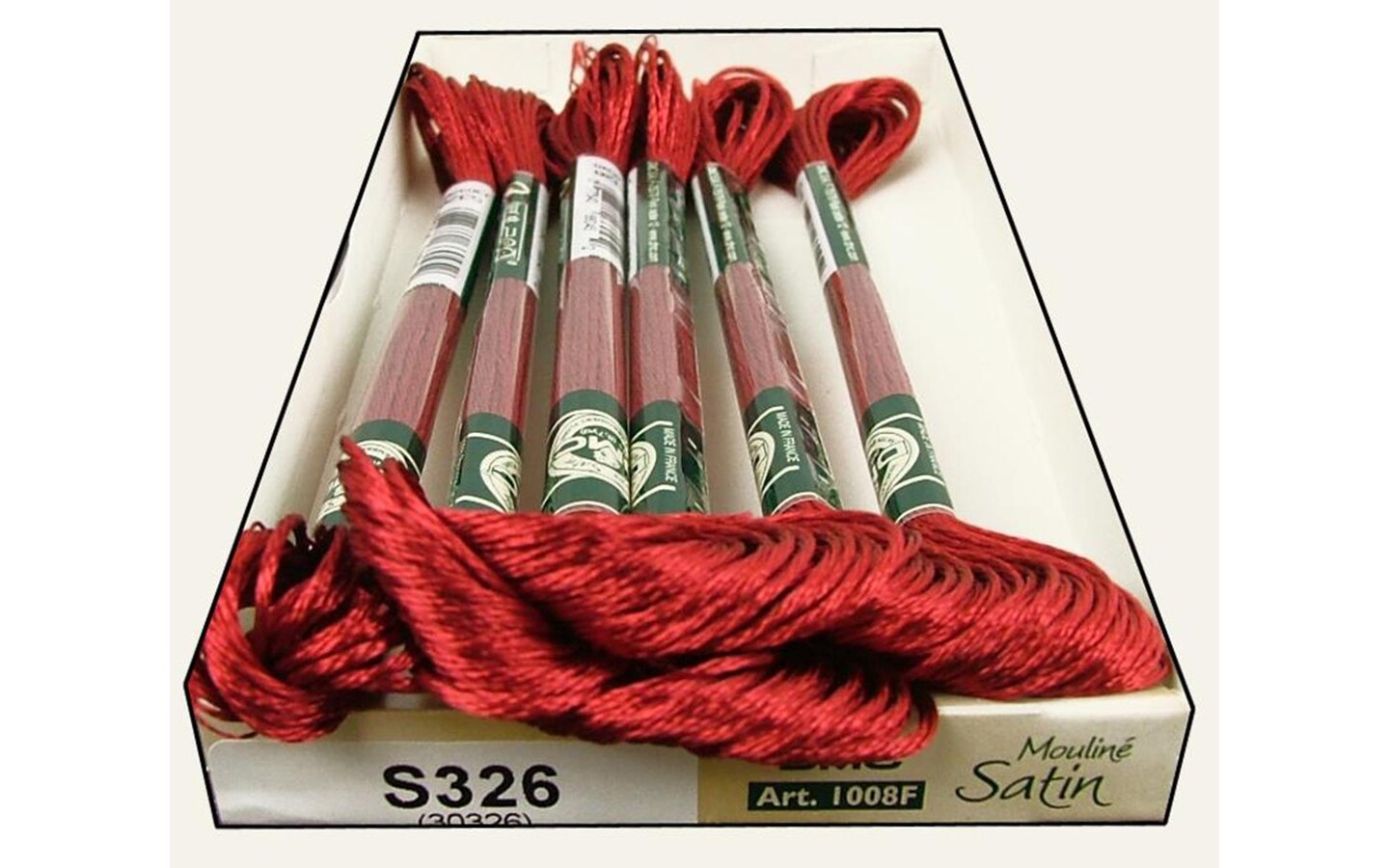 DMC Satin Embroidery Floss Taffeta Red