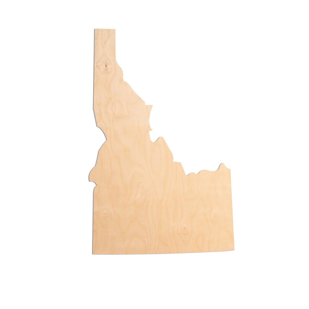 Unfinished Wood State - Idaho