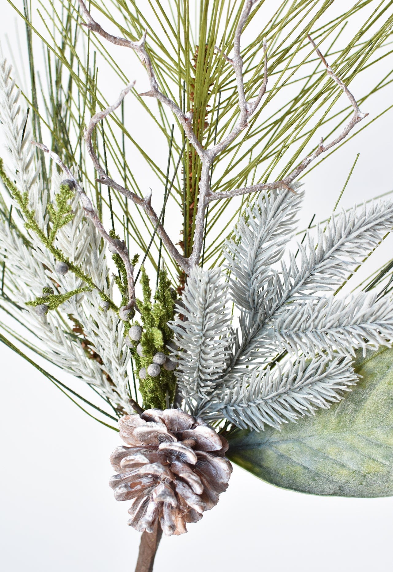 23&#x22; Blue Spruce Pine w/ Cone Stem