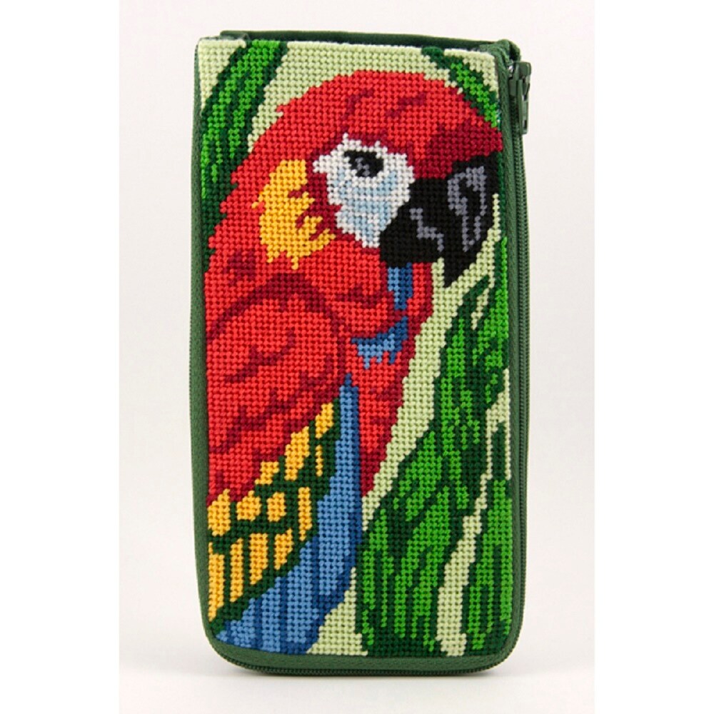 Eyeglass Case - Parrot - Needlepoint Kit